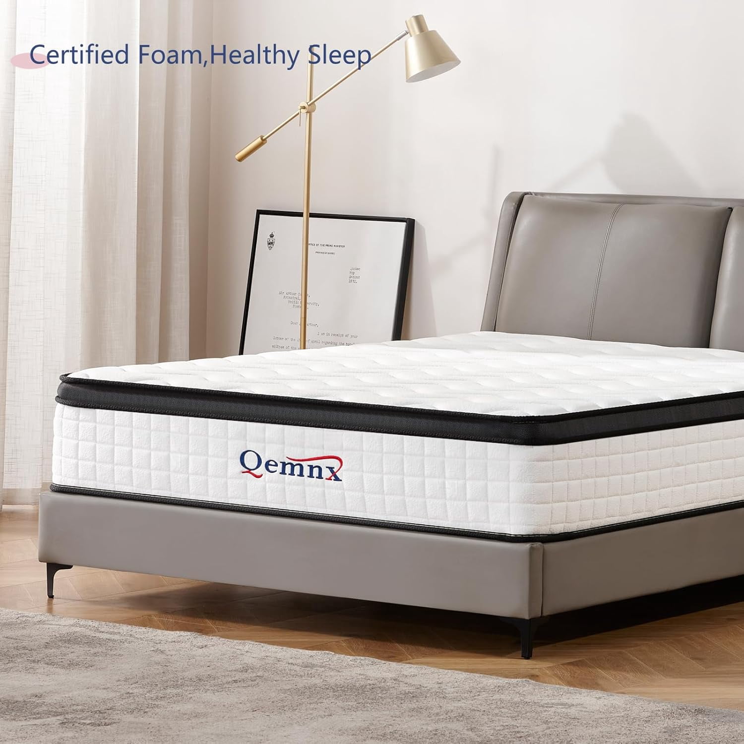 12 Inch King Size Mattress, Medium Firm Mattress for Cool Night & Pressure Relief,Edge Support Pressure Relief with Motion Isolating, Ships Compressed