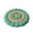 Green-GN Home Decor, variant on karymi Round Soft Color Blocked Floor Cushion Pillow with Strap for Chair Office Outdoor Use 16.53in Diameter Plush Stuffed Pillow in Assorted Colors Home Decor Living Room Decor