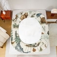 thumbnail image 5 of Castle Fairy Animal Bear Deer Full Size Sheets,Fishing And Hunting Bed Sheets, 5 of 7