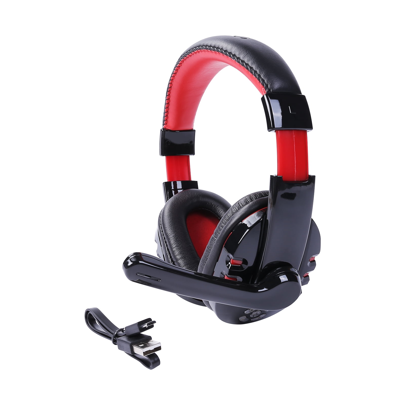 Wireless Gaming Headset with Microphone for PC PS4 PS5 , Bluetooth Headphones,Noise-Canceling