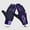Purple, variant on Men's And Women's Fleece Gloves Touch Screen Windproof Warm Riding Gloves