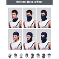 thumbnail image 5 of 9 Pcs Balaclava Mask for Men Women, Full Face Cover UV Sun Protection Face Mask Windproof for Outdoor Motorcycle Cycling Fishing, 5 of 7