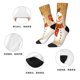 thumbnail image 5 of Fotbe Christmas Snowman Gift Calcetas Largas con Estampado para Hombre y Mujer – Calcetas de Compresión Transpirables y Elásticas, Viajar y Uso Diario Talla 5-11, 5 of 6