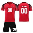 thumbnail image 1 of Custom Football Kit Set for Adult and Child, Name Number Team Logo DIY Family Match Personalized Jersey Shirt Shorts Set, Dad and Son Matching Outfits Watermelon Red XL, 1 of 6