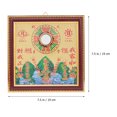 thumbnail image 2 of Chinese Ornament Eight Trigrams Mirror Exorcism Blessing Decorative Ornament, 2 of 6