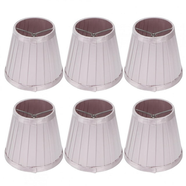 Heaveant Wall Light Shade, 6Pcs Wall Lampshade Ceiling Pendant Light Cover Replacement for E14 Bulb Pink Purple