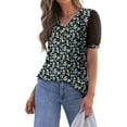 thumbnail image 3 of KISSMODA Blouses for Women Dressy Casual Short Sleeve Shirts for Women Summer Tops 2025 (S-3XL), 3 of 4