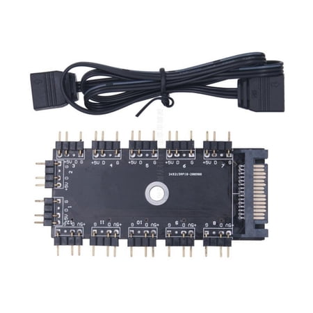 5V 3pin ARGB Interfaces Hub ARGB LED Hub for Consistent Lighting Effects in PC Builds and Gaming Setups Accessory 5V 3pin ARGB Interfaces Hub ARGB LED Hub for Consistent Lighting Effects in PC Builds and Gaming Setups Accessory