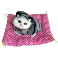 thumbnail image 1 of Simulation Cute Cat Kitten Sound Plush Doll Toy with Sleeping Mat Home Decor, 1 of 11