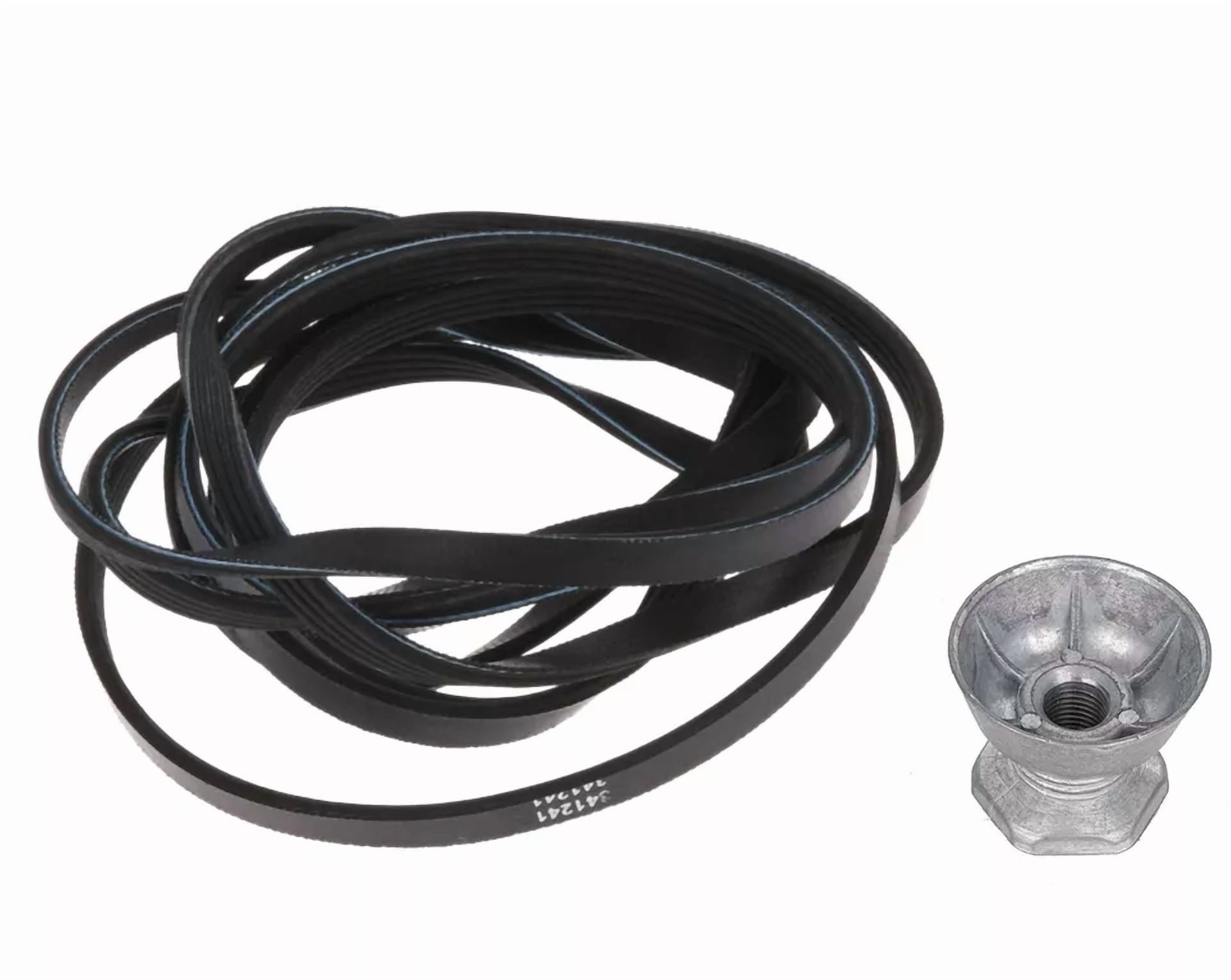 CRESTIN- 341241 Dryer Belt & 8066184 Motor Pulley Replaces With Ps11744884, W10290525