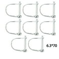 thumbnail image 3 of tamizeot 8pcs/set Heavy Duty Lynch Pin Assortment For Farm And Garden Wire Lock Pin Trailer Coupler Pin 6.3*70, 3 of 6