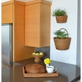 thumbnail image 4 of KOUBOO Rattan Wall Basket, Large, Honey-Brown, 4 of 4