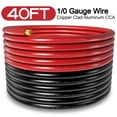 thumbnail image 3 of Cable automotriz de aluminio revestido de cobre calibre 1/0 con lengüetas y tubo, 3 of 8