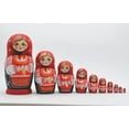 thumbnail image 2 of Poupées Russes pour Enfants Matryoshka Poupée 10 Pcs Fait Main, 2 of 7