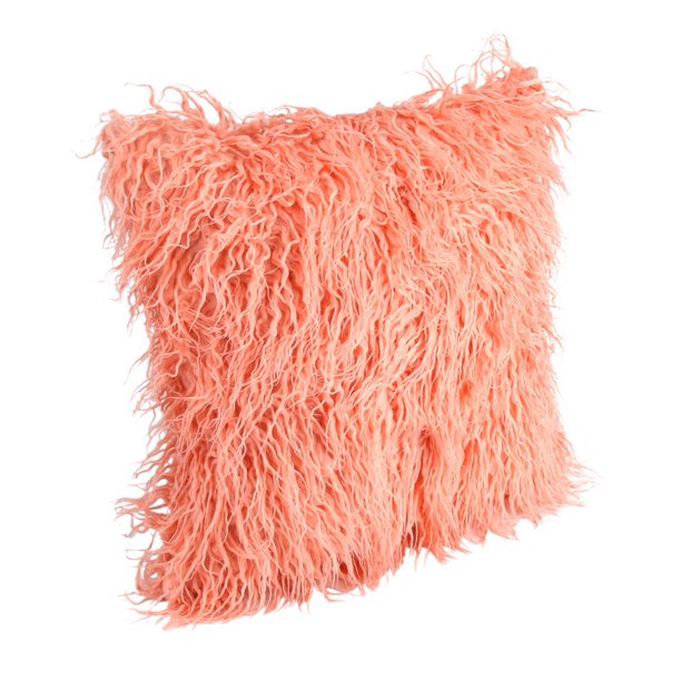 Funda de almohada de piel para sofá, regalo para amigos, material de felpa, funda de almohada larga de felpa, para el dormitorio del coche, textiles para el hogar, decoración del hogar LHCER 1
