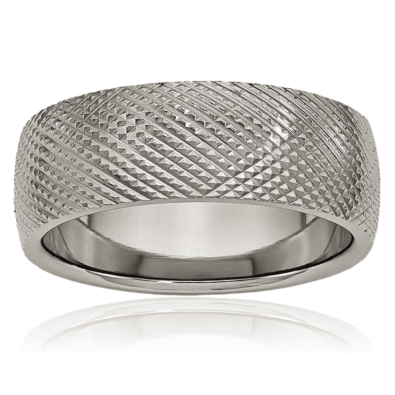 titanium 8mm wedding band ring