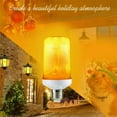 thumbnail image 3 of OUSITAI LED Flame Effect Light Bulbs - E27 LED Bulb with Gravity Sensor Flame Night Bulb for Holiday Gifts Home Hotel Bar Party Decoration(3 Pack), 3 of 5