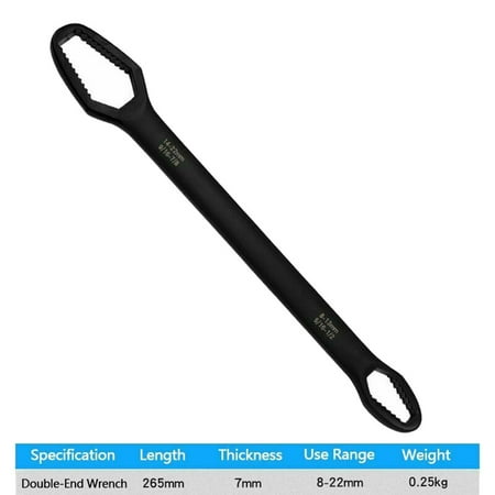 

SouthEle 8-22mm Universal Torx Wrench Double End Spanner Self-tightening Nuts Repair Tool