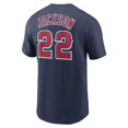 thumbnail image 3 of Men's Nike Bo Jackson Navy California Angels Cooperstown Collection Name & Number T-Shirt, 3 of 3