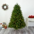 thumbnail image 5 of Nearly Natural 7ft. New England Pine Artificial Christmas Tree with 400 Clear Lights and 1044 Bendable Branches, 5 of 7