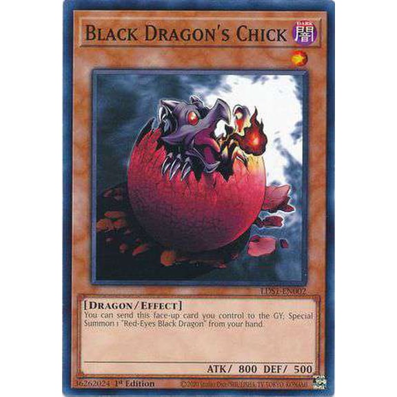 YuGiOh Legendary Duelists: Season 1 Common Black Dragon's Chick LDS1-EN002