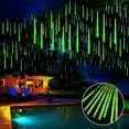 thumbnail image 3 of Luces de lluvia de meteoritos, 50 cm, 8 tubos, luces navideñas para exteriores, luces de gota de lluvia, decoración navideña para bodas, fiestas, árboles, 3 of 5
