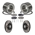 thumbnail image 1 of Transit Auto Roulement avant Roulement Enduit Disque Fendu Kit de Rotors et Tampons Semi-Métalliques pour Voiture 2016 Honda CR-Z KBB-101042, 1 of 11