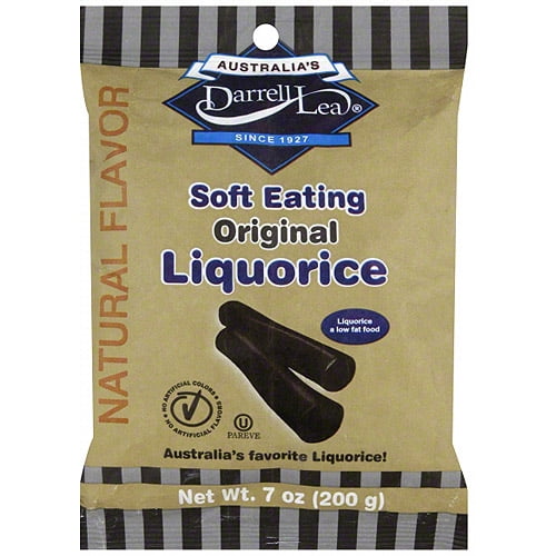 Darrell Lea Soft Eating Original Liquorice 7 Oz Pack Of Darrell Lea Soft Eating Original Liquorice 7 Oz Pack Of