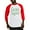 Red/White, variant on CafePress - Feckin' Eejits! Baseball Jersey - Cotton Baseball Jersey, 3/4 Raglan Sleeve Shirt