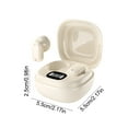 thumbnail image 3 of xjwjuw True Wireless In-Ear Bluetooth 5.4 Earbuds, Mini Sports Gaming Earphones, High Battery, Low Latency, Noise Isolation, Stable Connection, Running, Workout, Travel, Daily Use, 3 of 6