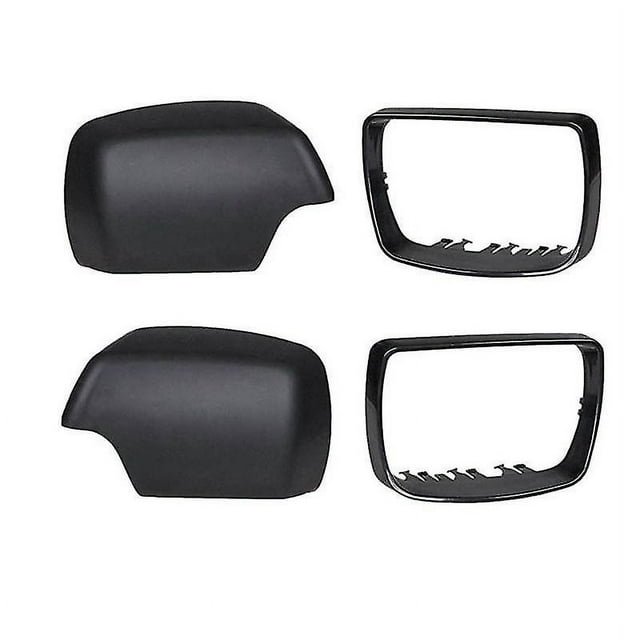 Amdohai 1 Pair Rearview Mirror Shell Side Mirror Caps For-bmw E53 X5 00-06