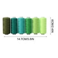 thumbnail image 3 of HLONK Clearance Sewing Thread 36 Colors Sewing Industrial Machine and Hand Stitching Cotton Sewing Thread (6 Color/pack)  Blue, 3 of 3