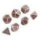 thumbnail image 1 of Juego de dados de metal, juego de mesa de 7 piezas, juego de dados poliédricos, juego de dados para juegos de mesa, tecnología de vanguardia, 1 of 14