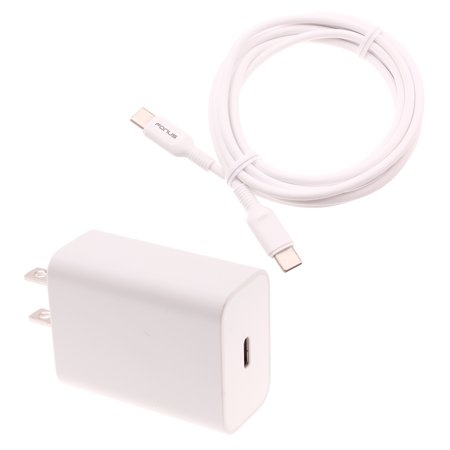 18W Fast Home Charger Compatible With Motorola Moto G Power 5G (2020 2021 2022 2023 2024 2025 2026) - PD Type-C 6ft USB-C Cable Quick Power Adapter