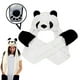Dazzling Toys Chapeau Panda en Peluche avec Longues Pattes Multifonctionnel Nouveauté Casquette à Capuche – image 1 sur 1