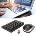 thumbnail image 4 of Number Pad Mouse Combo, Mouse Keyboard Combo 2.4GHz Wireless ABS Material  For Banks, 4 of 8