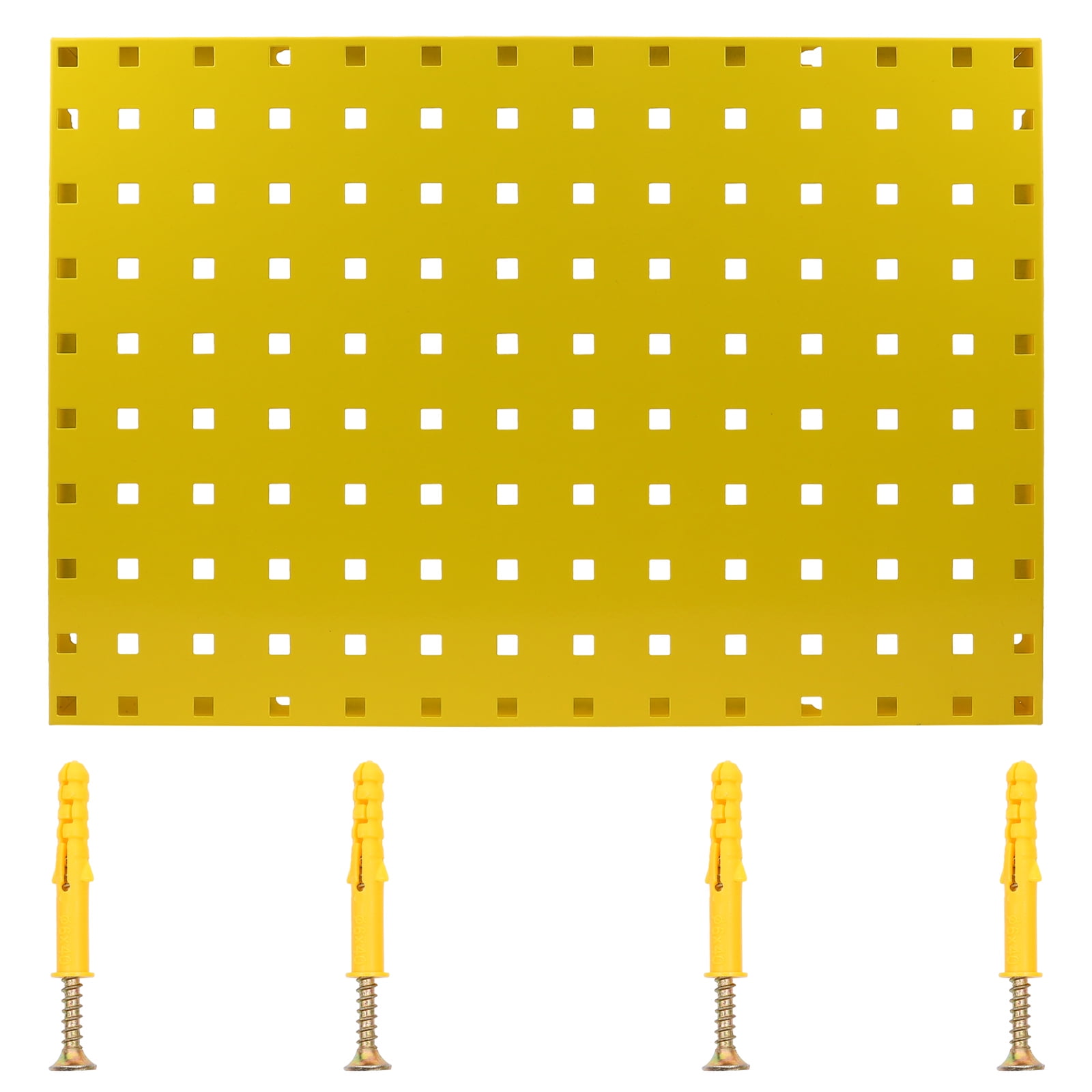 Homemaxs 1Pc Pegboard Rack Galvanized Steel Pegboard Garage Tool