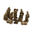 thumbnail image 5 of kowaku 11x Christmas Nativity Figurines Indoor Outdoor Small Christmas Nativity Set Bronze, 5 of 8