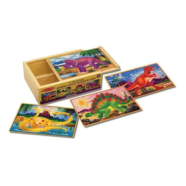 Rompecabezas de Dinosaurios Melissa & Doug Bandai Multicolor 48 Piezas
