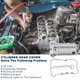 thumbnail image 3 of Tapa de válvula del motor Unique Bargains con junta y tapa de aceite No.12610279 para Chevrolet Malibu 2013-2014 Tono plateado 1 juego, 3 of 8