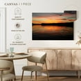 thumbnail image 5 of Elephant Stock Ozarks Lake Twilight Wall Art - Horizontal Canvas Wall Art - Living Room Wall Decor - Nature Canvas - Black And Orange Decor - 45" x 30", 5 of 8