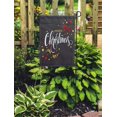 thumbnail image 2 of JSDART Red Merry Christmas Confetti and Ribbons Colorful Text Carnival Border Garden Flag Decorative Flag House Banner 12x18 inch, 2 of 2