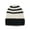 BLACK COMBO, variant on Women's Sporty Stripe Beanie, One Size Fits Most, Black Combo