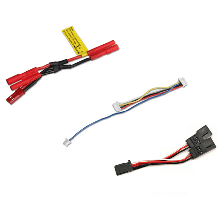 Jst Parallel Connector HobbyFlip HXT3.5mm Extension with JST and Servo Connector Parallel Y Plug X400-Z-10 Compatible with RC Aircraft ()