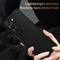 thumbnail image 3 of Decase Slim Hard PC Case for Samsung Galaxy Z Fold 7 5G 2025, Carbon Fiber Pattern Shockproof Cover Lightweight Matte Protective Case,Drop-Proof Cover for Samsung Galaxy Z Fold 7,Blackblue, 3 of 7