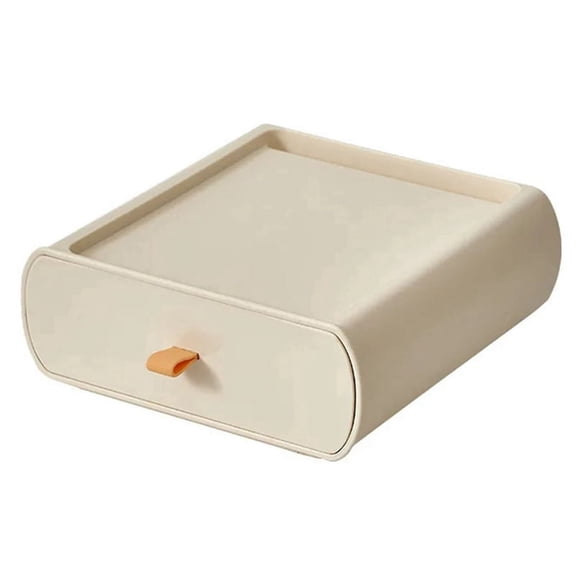 Drawer Storage Box, Desktop Storage Box, Storage Box, Office Storage Desk Rack, Storage Cabinet,Frost White