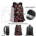 thumbnail image 4 of Jeiento Ladybug Backpack for Girls 6-8 Cute Kids School Bag with Lunch Box for Elementary Kindergarten Daisy Bookbag 4 in 1 Set Back Pack Travel Knapsack Daypack, 4 of 7