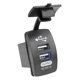 thumbnail image 3 of Speravity de coche Universal de 5V 3.1A, puertos USB duales a prueba de agua, adaptador automático, de teléfono a prueba de polvo para Bombillas para automóviles Azul Speravity VI000934-01B, 3 of 6