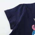 thumbnail image 3 of Toddler and Little Girl's Casual Short Sleeve Tutu Skater Princess Dress - Unicorn 2T, 3 of 8