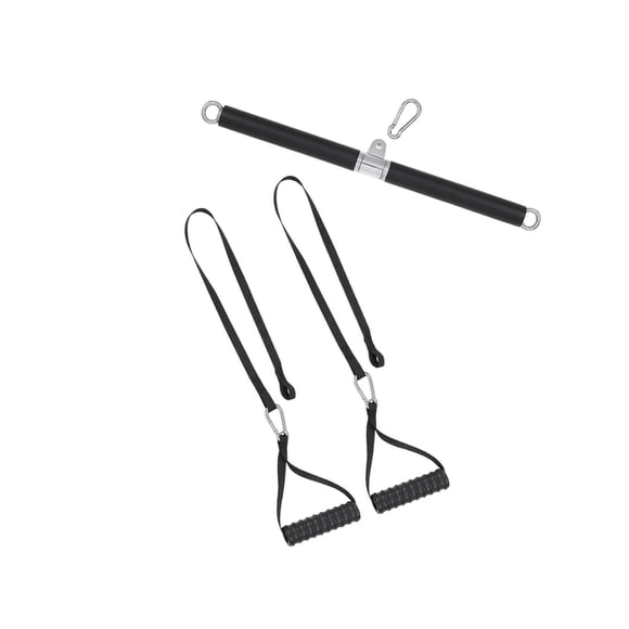 Tricep Rope Straight Bar Cable Machine Equipment Fitness for Rowing Machine